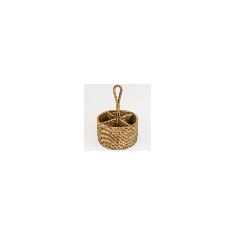 Porta Condimento Rattan – Sofisticação Sustentável para Temperar Seu Dia