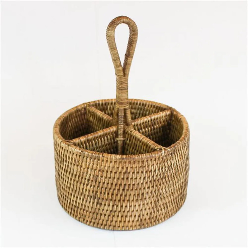 Porta Condimento Rattan – Sofisticação Sustentável para Temperar Seu Dia
