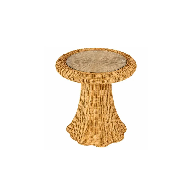 MESA DE CANTO SCALLOP LOTUS