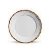 JOGO DE PRATOS BAMBOO EM PORCELANA PARA SOBREMESA (10 PÇS )