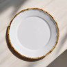 JOGO DE PRATOS BAMBOO EM PORCELANA PARA JANTAR (10 PÇS )