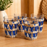 Conjunto de Copos Amazonia DOF Azul (4 Peças)