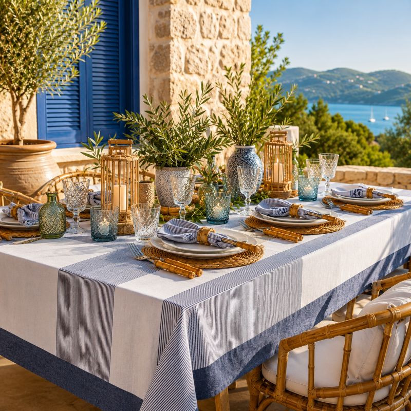 Elegância Mediterrânea à Mesa