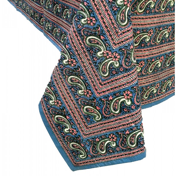 Toalha de Mesa Paisley Imperial Azul