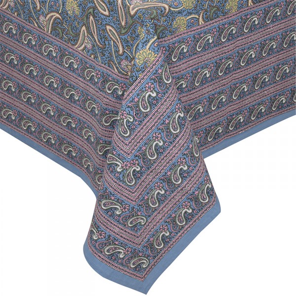 Toalha de Mesa Paisley Imperial Azul