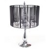 Abajur Crystal Noir – Elegância Escultural