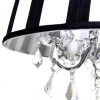 Lustre Ishela Luxo Branco e Preto