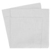 Jogo de Guardanapo de Linho Elegance Branco  ( 12 Unidades )