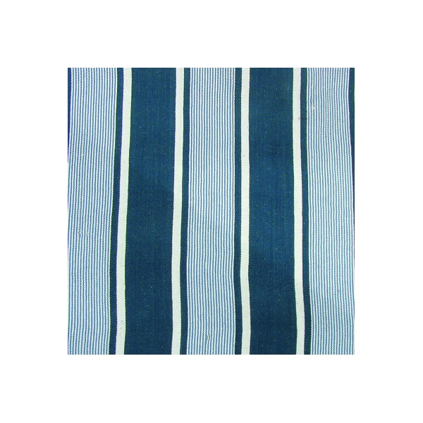 Tecido de Algodao  Heringbone London Blue Stripes da MArca ISHELA