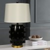 Abajur Berlin Preto – Elegância Escultural para Ambientes Sofisticados