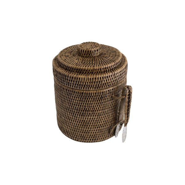 Porta Gelo Rattan – Toque Tropical Chic para Servir com Classe