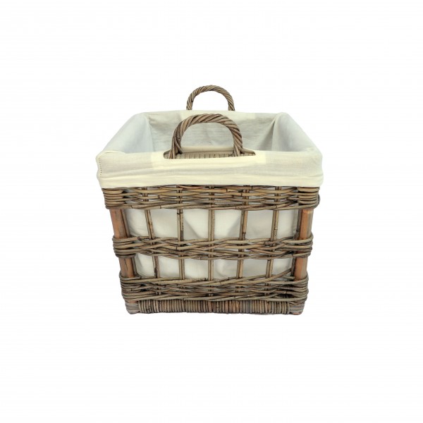 Rattan Cesta Criss Cross Maior