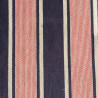 Tecido de Algodão Heringbone  London Brown Stripes da Marca ISHELA