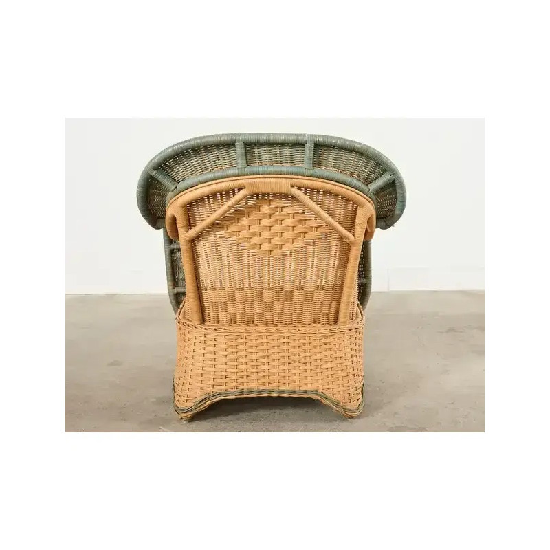 Poltrona Orgânica em Rattan Natural – Sofisticação e Conforto